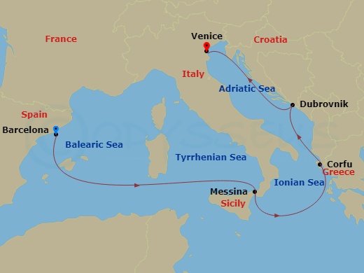 Affordable Cruises from Barcelona, Spain | Book a Barcelona Cruise ...