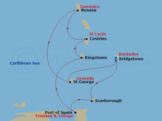 cruise departures from barbados