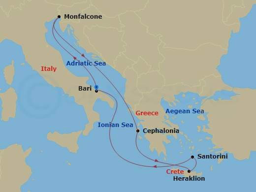 Bari Cruise Deals | Cruises from Bari | CruiseDirect