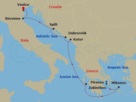 Athens Cruise Deals | Cruises from Athens | CruiseDirect