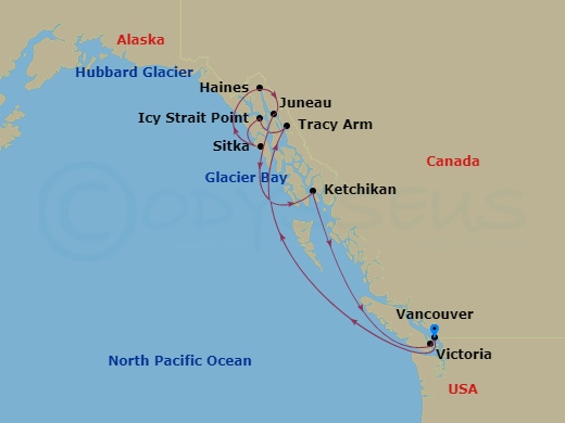 alaska cruise from yvr